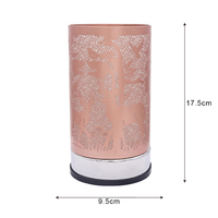 Lampe de table électrique personnalisée à intensité variable, chauffe-parfum en acier inoxydable, brûleur d'arômes très parfumé, veilleuse avec prise EU/US/AU/UK