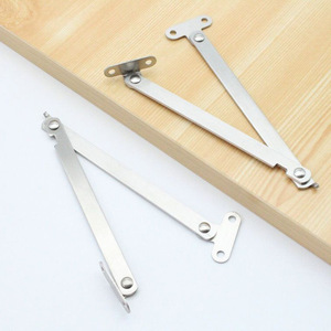 Furniture <b>Hinge</b> Stainless Steel 2 Mm Surface Mount Foldable Support Rod For Cabinet Door Connecting Rod Minimalist Design - Product Image 2