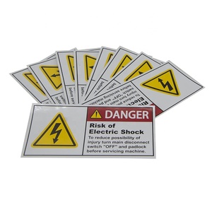 機械用産業危険安全ラベルステッカー - Product Image 3