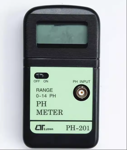 pH-mètre numérique portable PH-201 - avec ATC, précision de 0,01 pH, solutions tampon et piles incluses - Product Image 1