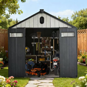 Best Seller Sunshine plastik bahçe tutuyor dayanıklı PP bahçe aracı ev çift katmanlı reçine panelleri açık depolama tutuyor - Product Image 1