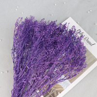 Groothandel Gedroogde Eeuwige Bloemen Echte Gedroogde Bloemboeket Mini Vaas Decoratie Mini Fan voor Huis Kantoor Bureau Feest Cadeau
