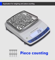 Balance électronique de laboratoire de haute précision 0,01g/0,001g, balance numérique avec plateau en acier inoxydable 304 et capacité de 100g à 6000g