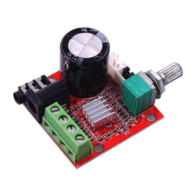 PAM8610 Mini Amplifier Board TDA2030 12V 2X10W D Class Dual-channel HIFI Audio Amplifier Board