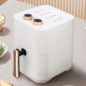 Friteuse à air électrique double panier en plastique grande capacité, antiadhésive PTFE, facile à nettoyer, forme carrée, pour usage domestique – Offre Spéciale - Product Image 2