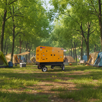 Groupe électrogène diesel insonorisé personnalisable de 50 kW, 50 Hz, triphasé, avec ATS, pour usage domestique, fabriqué en Chine