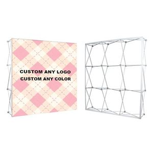 Expositor Plegable de Aluminio Personalizado de 8 pies, 10 pies, 20 pies para Pancartas y Telones de Fondo - Product Image 1