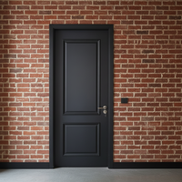 Protection d'angle anti-collision de style moderne pour portes intérieures en bois, surface finie, largement utilisée dans les chambres et les écoles