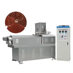Máquina de fabricación de alimentos de pescado flotante, extrusora de pellet de alimentación de pescado flotante africano, uso doméstico