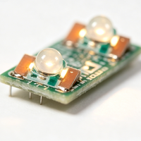Lentille dôme 0603, LED SMD verte 30 degrés, perle lumineuse à capteur focalisé