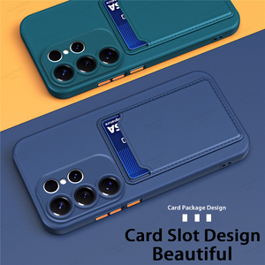 Étui en <span class=keywords><strong>silicone</strong></span> liquide pour <span class=keywords><strong>Samsung</strong></span> Galaxy S25 S24 S23 S22 S21 <span class=keywords><strong>S20</strong></span> Ultra Plus <span class=keywords><strong>FE</strong></span> Edge avec porte-cartes pour <span class=keywords><strong>Samsung</strong></span> A56 A55 A54 A53 - Product Image 5