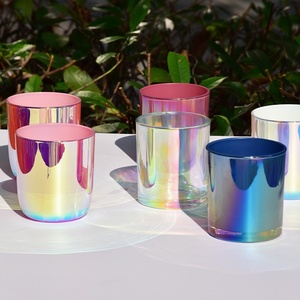 In Offerta Speciale Lanterne e Barattoli Portacandela in Vetro Placcato Personalizzati da 15 oz per Aromaterapia, Resistenti al Calore ed Ecologici, per Decorazione Casa - Product Image 2