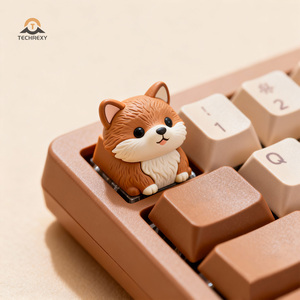 คีย์แคปแบบกลไกพิมพ์ 3 มิติ ด้วยเรซิ่น PBT ลายการ์ตูนสัตว์น่ารัก งานฝีมือระดับพรีเมียม ยี่ห้อ TECHREXY ใช้ได้กับ Nintendo Switch - Product Image 1