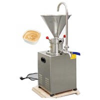Ligne de production de beurre de cacahuète, de pâte de dattes et de tahini de sésame, moulin colloïdal automatique à prix d'usine