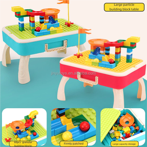 Groothandel 2 In 1 Vroege Educatie Tekentafel Speelgoed Schilderij Set Kind Tekentafel Voor Onderwijs Blok Gebouw Tafels Bureau Speelgoed - Product Image 5