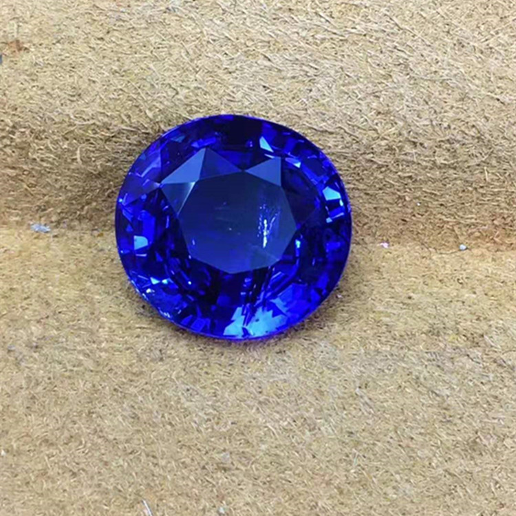 CGL 3.82ct Sri Lanka naturale non riscaldato zaffiro blu reale