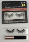 Cils magnétiques Mia Gei, 6 aimants, cheveux synthétiques, faux cils réutilisables - Product Image 1