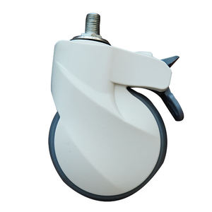 Roulettes médicales pour <span class=keywords><strong>lit</strong></span> d'hôpital de 3, 4 et 5 pouces, de haute qualité, en TPR, avec double roulement à billes et tige solide pivotante - Product Image 6