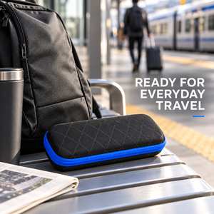 Custodia da viaggio impermeabile personalizzata per ombrello in X-PAC EVA con guscio strutturato, fodera morbida, cinturino elastico e opzioni di cerniera colorata - Product Image 5
