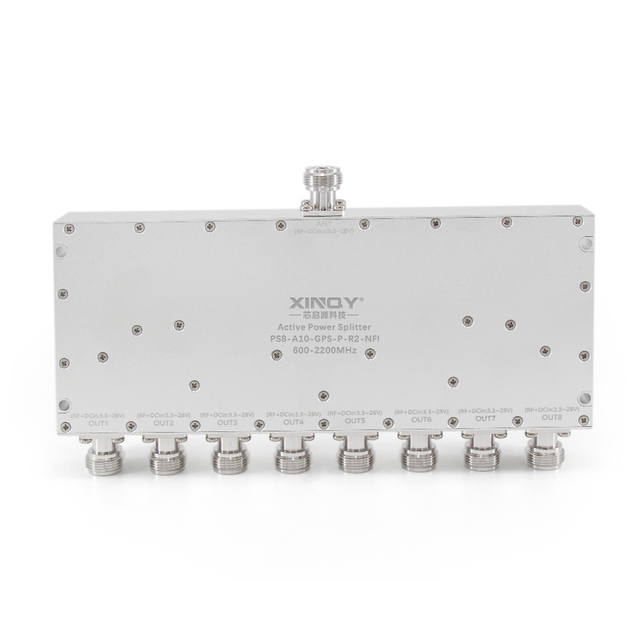 XINQY XQY-PS8-A10-GPS/P-R2-NFI 600MHz~2200MHz 8-Way GPS Active RF Power Splitter/Combiner N-Female