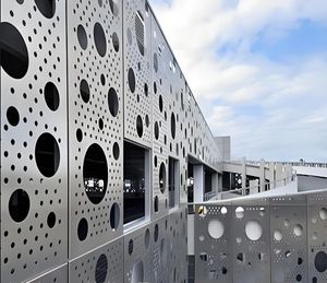 Panneaux de mur-rideau en aluminium modernes, surface anodisée, anti-corrosion, pour applications extérieures de bâtiments - Product Image 2
