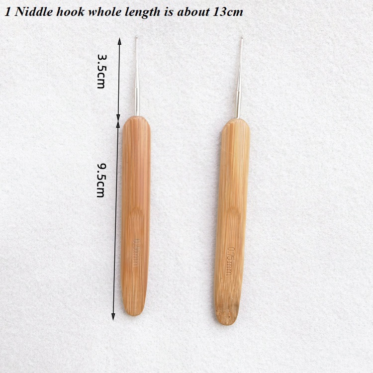 KAMA Hook Needles Dreadlocks Hair Making Machine with Wooden Handle and Steel Needles Detail Section 4
