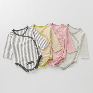 Monos de manga larga para primavera, Otoño e Invierno para bebés, ropa de bebé de algodón elástico para recién nacidos con patrones estampados, hombre y mujer - Product Image 1