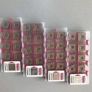 Plaquettes carrées en carbure Tungaloys CNMG120408-SM T6225 25mm 1.5mm 55HRC pour tournage CNC d'acier inoxydable, personnalisables OEM PVD/CVD - Product Image 1