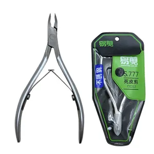 2023 New Cuticle Nippers 4mm Blade Professional Stainless Steel Double Spring Finger Remove Dead Skin Nail Plier S777