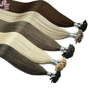 Extensiones de Cabello con Punta en U, Color Teñido, de Alta Calidad, Precio Económico de Fábrica FH, Extensiones de Cabello Humano 100% con Punta en U - Product Image 6