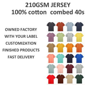 Camiseta Personalizada con Logotipo para Hombre, Impresión de Camisetas Personalizadas, Camiseta Lisa Extra Grande, Holgada, de 210 Gramos - Product Image 2