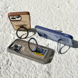 Béquille en métal <span class=keywords><strong>Mag</strong></span> sans fil Charge étui magnétique pour <span class=keywords><strong>iPhone</strong></span> 15 14 Plus 16 16E 12 Pro Max <span class=keywords><strong>11</strong></span> coffre-fort antichoc pare-chocs PC couverture - Product Image 6