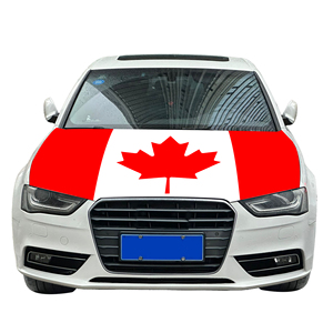 Factory Direct High Quality Car Hood Cover <b>Flag</b> Canada <b>Flag</b> 120*150cm for Engine Decor - Product Image 6