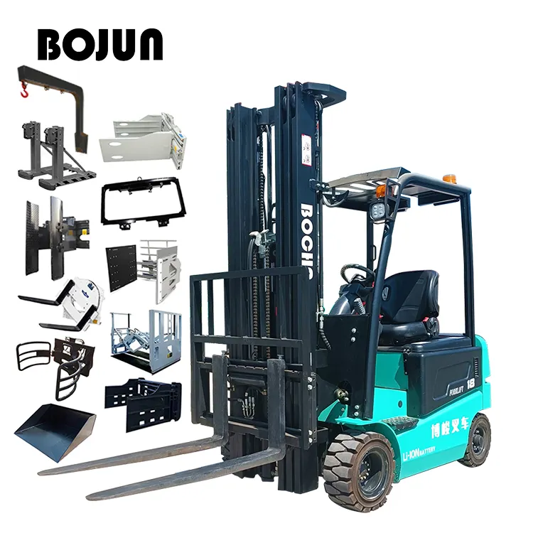 Pabrik Outlet baterai Lithium Forklift Mini 1 1.5 2 2.5 3 3.5 5 7 Ton Forklift listrik harga