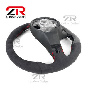 Volante Deportivo de Fibra de Carbono y Gamuza de Alta Calidad para Volkswagen Golf8 VW Mk6 Mk7 Mk8 gti Gtr Golf <span class=keywords><strong>R</strong></span>-<span class=keywords><strong>Line</strong></span> <span class=keywords><strong>R</strong></span> CC POLO <span class=keywords><strong>Touareg</strong></span> - Product Image 6