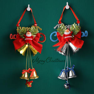 Novedades 2024, Adorno Navideño de Plástico de 23 cm, Colgante de Papá Noel, Campana para Árbol de Navidad - Product Image 5