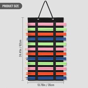 Soporte para <span class=keywords><strong>Baquetas</strong></span>, Bolsa Colgante para Exhibición <span class=keywords><strong>de</strong></span> <span class=keywords><strong>Baquetas</strong></span>, Bolsa Organizadora Plegable <span class=keywords><strong>de</strong></span> Fieltro para 12 Pares <span class=keywords><strong>de</strong></span> <span class=keywords><strong>Baquetas</strong></span> - Product Image 5