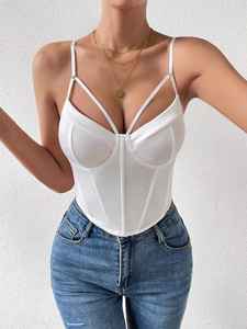 Top Corset Sexy con Diseño de Espina de Pescado para Mujer - Product Image 3