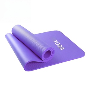 Tapetes de Yoga Personalizados de Alta Calidad con Logotipo, Tapete de Ejercicio Grueso Antideslizante de Espuma NBR para Pilates, Entrenamiento en Casa, Gimnasio, con Correa - Product Image 3