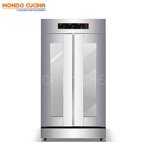 64 Tabletts Fermentation dampfheizung Doppeltür kommerzielles Brot Zwischen prüfer Bäckerei <span class=keywords><strong>Proofer</strong></span> Maschine - Product Image 2