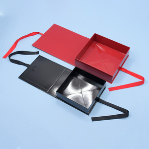 Boîte à invitations de mariage <span class=keywords><strong>rigide</strong></span> en velours de luxe, vert sauge, boîtes à dragées personnalisées, souvenirs pour invités, doublure en satin, fermeture magnétique - Product Image 4