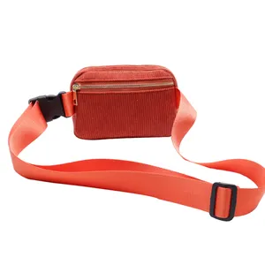 המניה מיני Crossbody רך חמוד בציר קטן קורדרוי פאני חבילת חגורת קלע חזה נשים ילדי בני בנות ילדים מותן Bum תיק