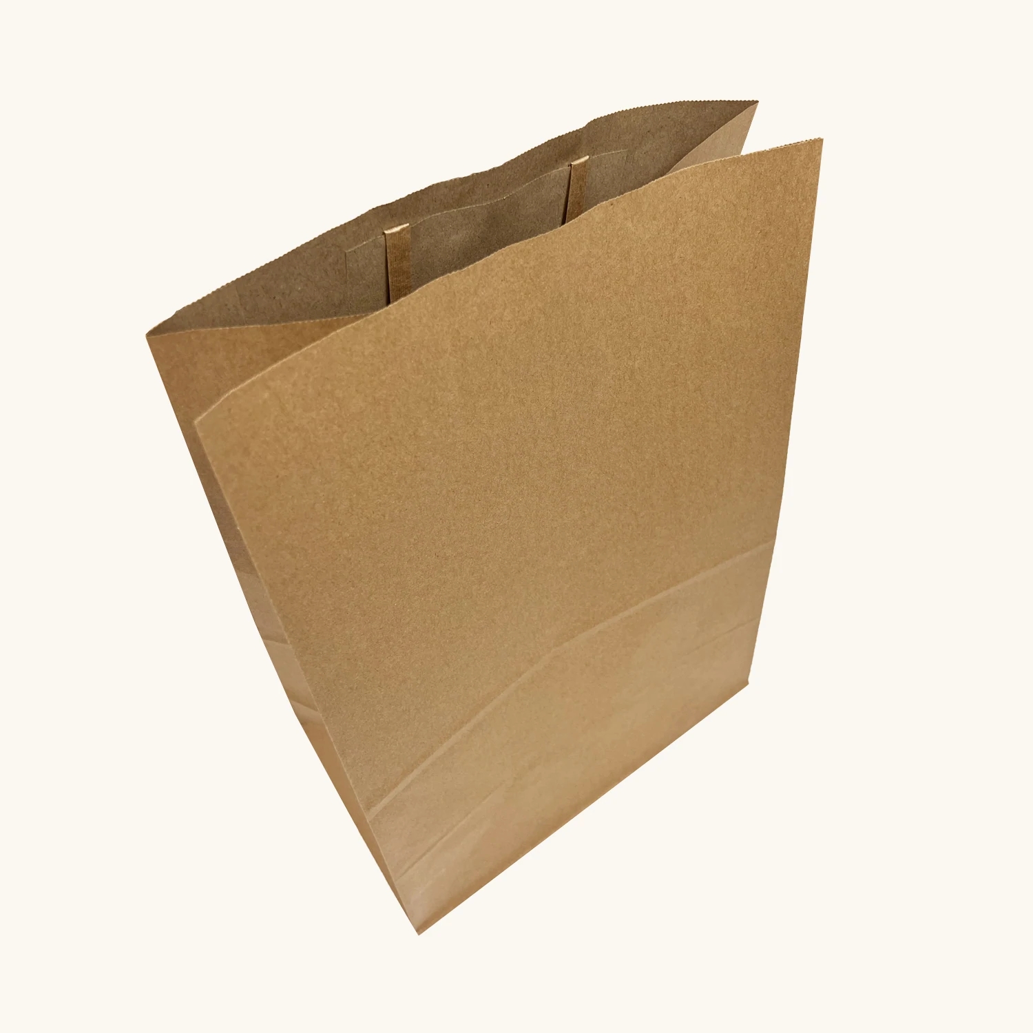 Kraft Paper Bags with Flat Handles 12x7x17 inches