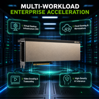 Kartu GPU Server A16 24GB GDDR6 PCIe 4.0 Kepadatan Tinggi VDI Virtual Desktop Cloud Computing