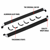 Marchepieds latéraux 4x4 en alliage d'aluminium, barres de marchepieds antidérapantes pour Nissan Navara NP300 2005-2022, accessoires 4x4