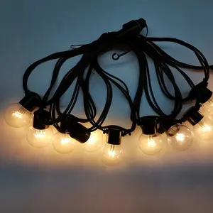 High quality IP65 G45 bulb string 5M bouquet lamp low voltage 24v Christmas decoration led ball string light