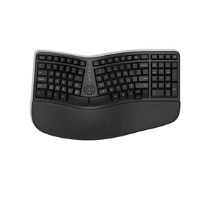 2.4G+BT Ergonomic Keyboard With Wrist Dedicated Multimedia Function <b>Keys</b> Split Design for Computer Notebook Split Keyboard Split - Product Image 1