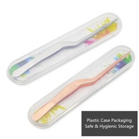 VH Wholesale Kit de curettes à pointe inclinée en acier inoxydable pour le traitement de l'acné et l'élimination des boutons