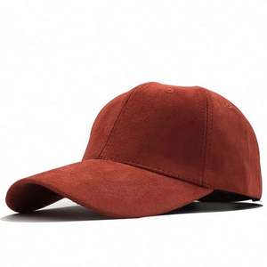 Gorra de béisbol informal para exteriores de otoño e invierno para mujeres y hombres, sombrero de gamuza 100% de Color sólido - Product Image 3