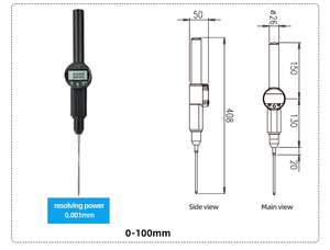 AICEYI Indicateur numérique ACE-G3100 Gamme 100mm/3.93in Matériau en alliage de résolution 0.01mm - Product Image 3